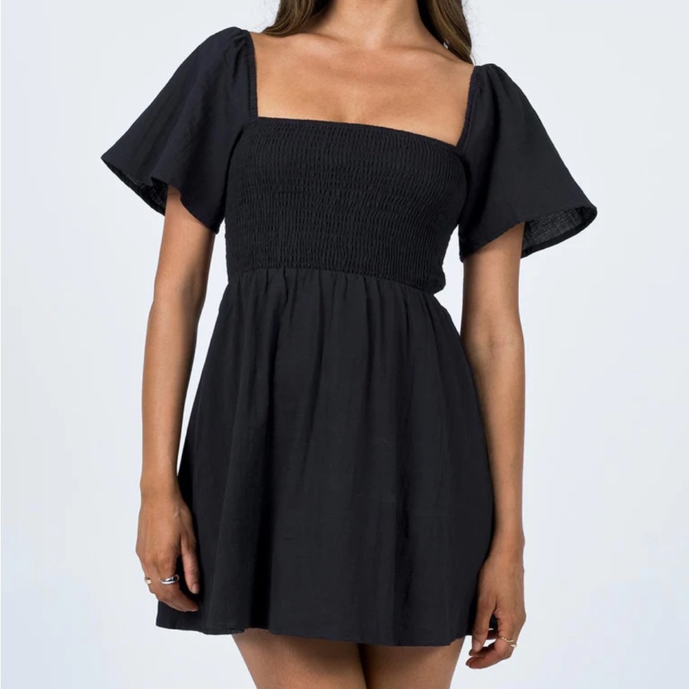 Princess Poly Summer Nights Mini Dress in Black